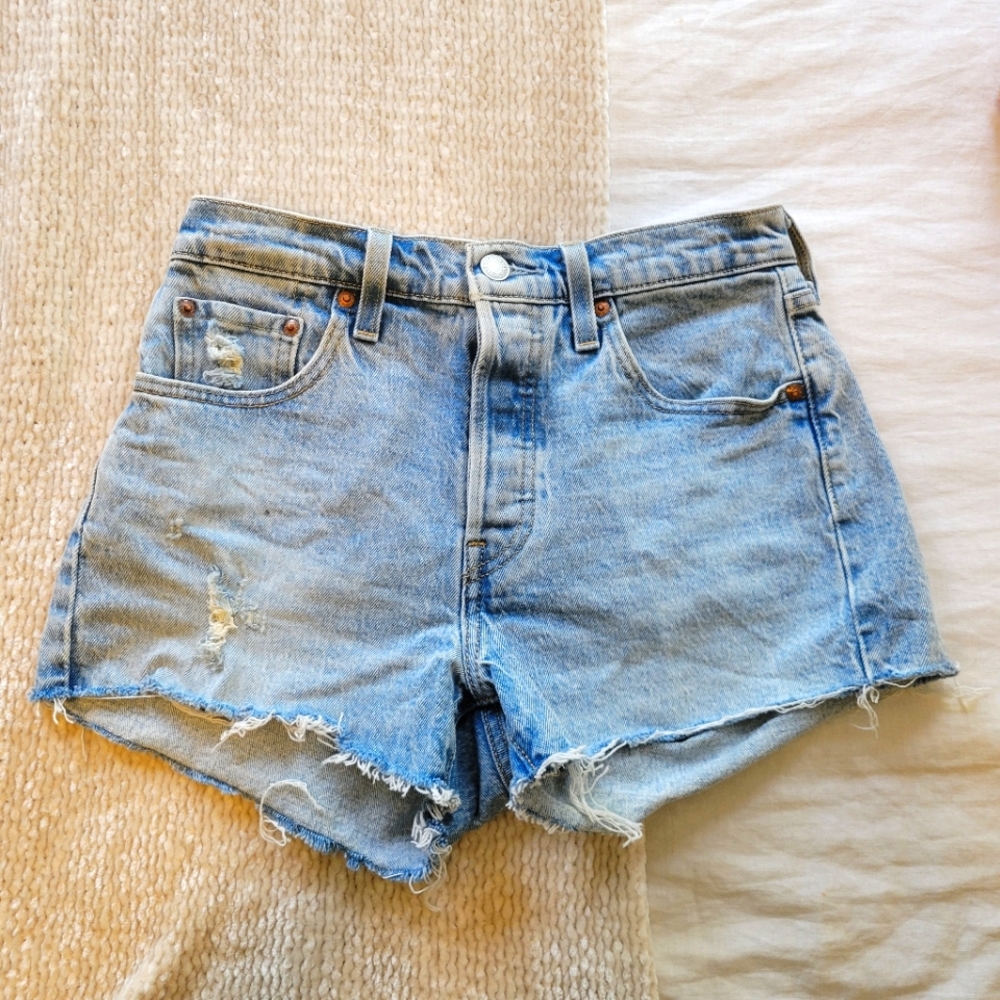 Levi's Distressed 501 Shorts